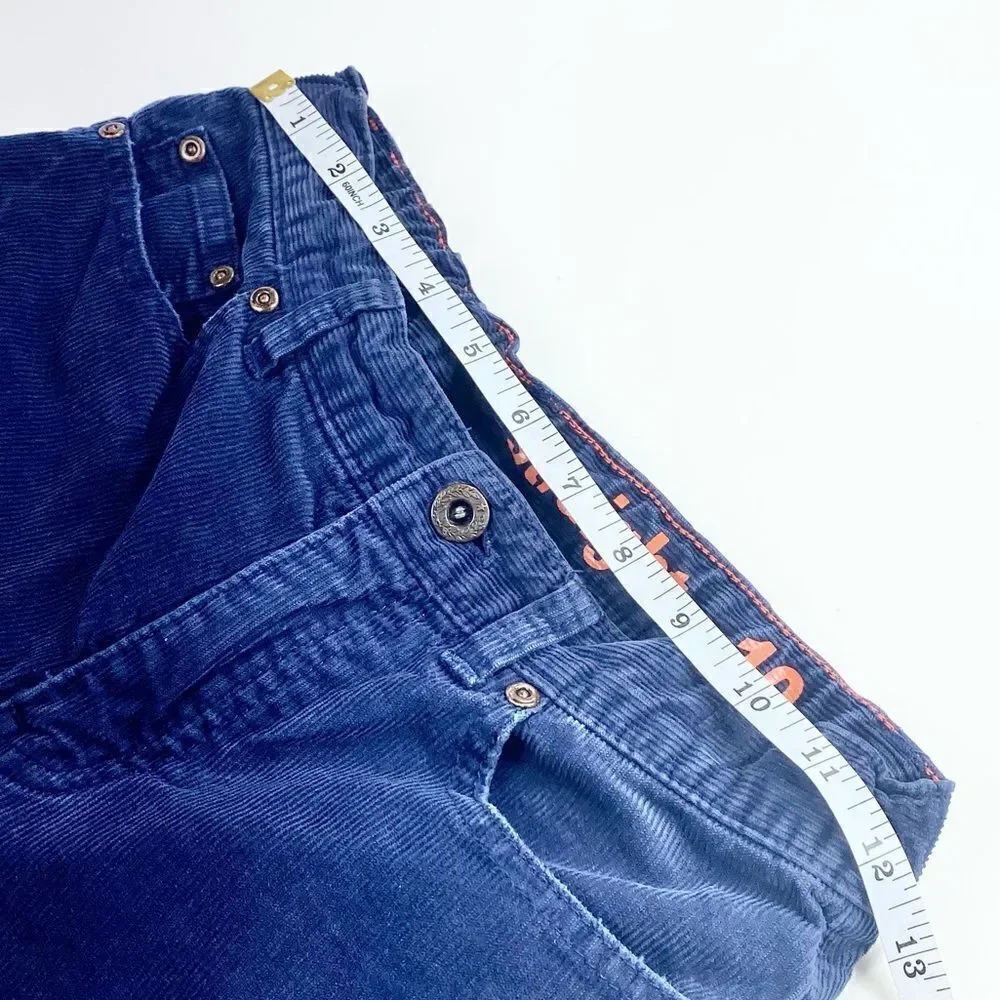 Crewcuts navy corduroy straight leg pants 10
